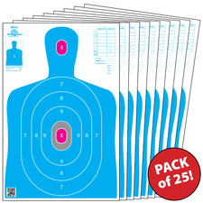 25 Paper Targets for Range