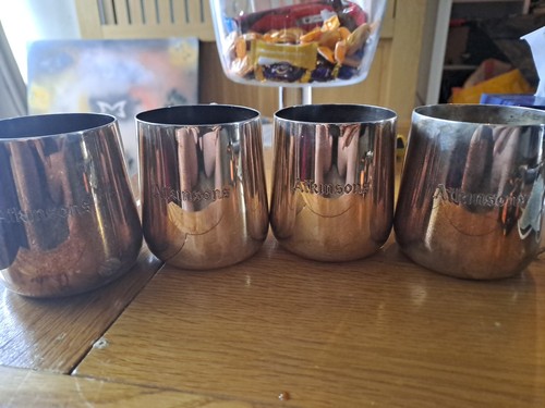 Atkinsons brewery ale tankards - ale,