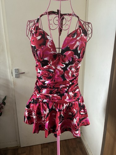 Deep pink floral - m&s,