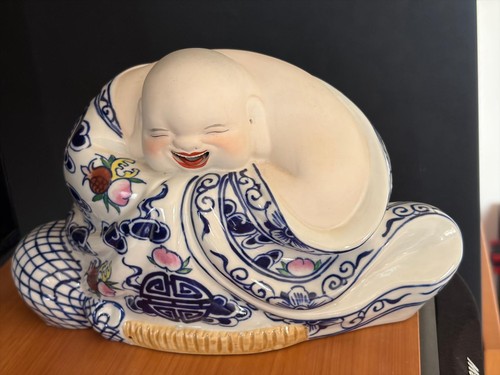 Good luck chinese buddha - luck, blue