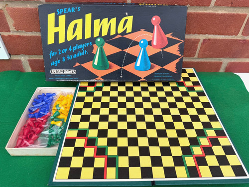 Halma board game vintage - halma,