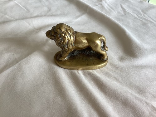Brass lion ornament inch - ornament,