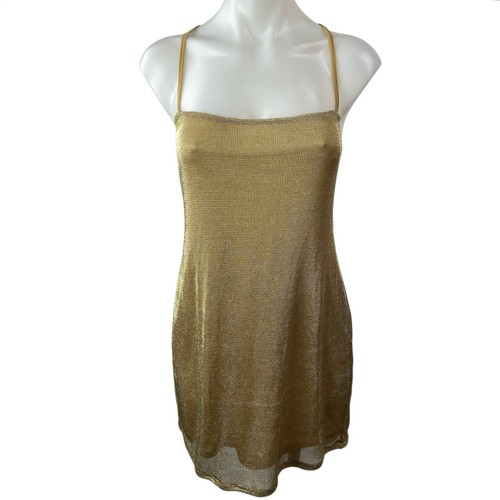 Asos gold sheer chainmail - gold,