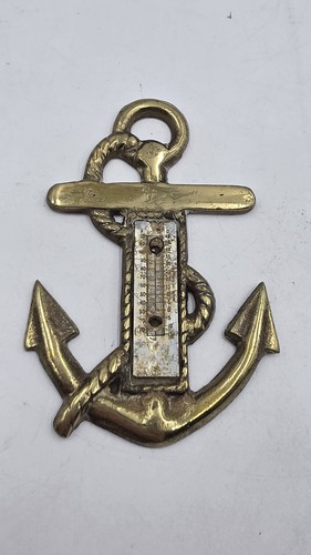 Vintage brass anchor - brass, anchor-shaped