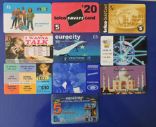 Assorted phonecards - 10,