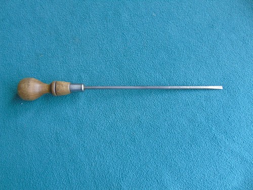 Vintage old screwdriver turned - old,