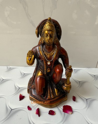 Brass hanuman idol - hanuman,