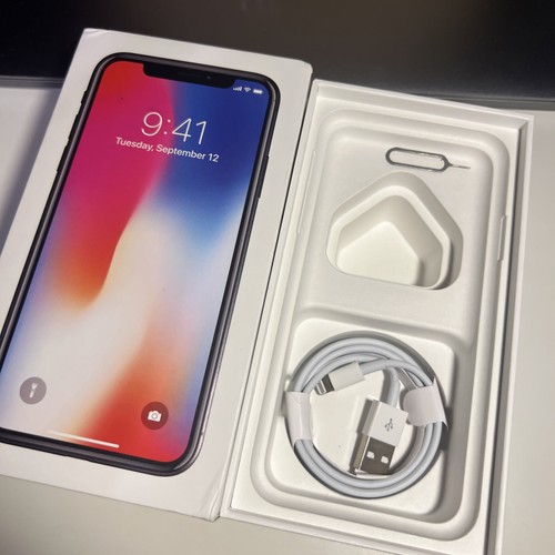 Iphone space grey box only - x,