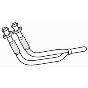 Front pipe catalytic - pipe,