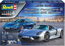 Revell Gift Set 05681 Porsche 918 Spyder & Panamera 1:24 Scale Unbuilt KIT