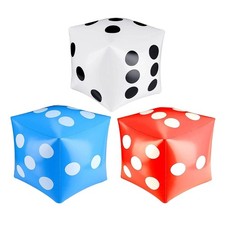 Inflatable Party Dices Toy for Indoor Outdoor Lawn Game Pool Inflatable Dices