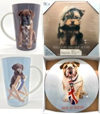Dog & Puppies Picture, Coffee
