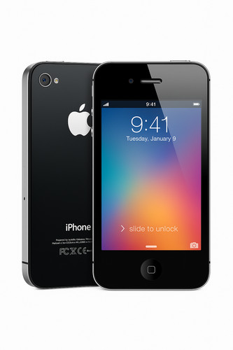 Apple iphone black unlocked - black,