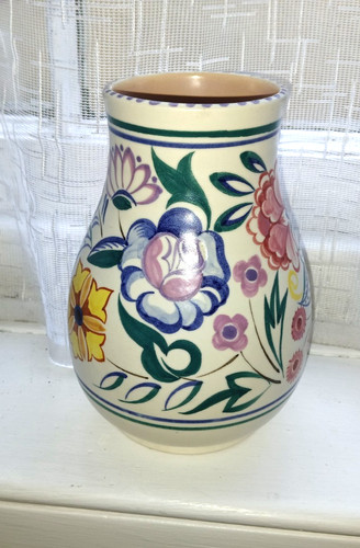 Poole pottery vase - pottery,