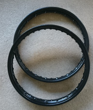 Two Vintage 19" x 2" Black