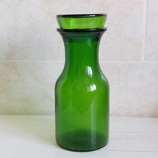 Vintage Apothecary Bottle Jar Green Glass Chemist Pharmacy Belgium H 23.5cm