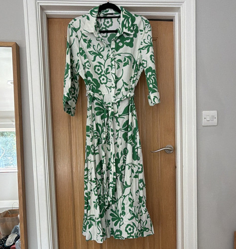 Zara green white floral - green/white,