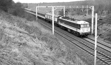 35mm Negative Blisworth Northants Loco 86.254 British Railways B.R 1989 2054