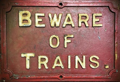 Beware the trains - trains, flat