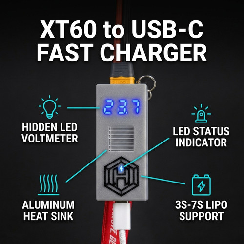 Xt60 usb 65w charger - c,