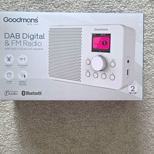 Goodmans dab bluetooth - dab/fm,