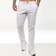Enzo Mens Chino Trousers Slim
