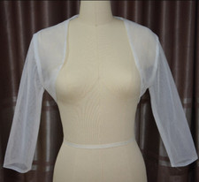 Half sleeve tulle jacket