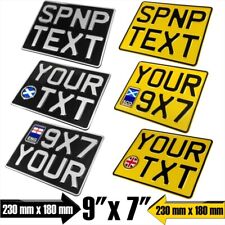 9x7 Show Pressed Number Plate