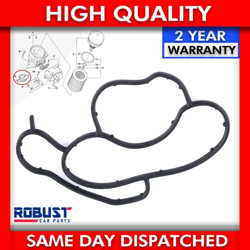 Oil filter housing gasket - oil,