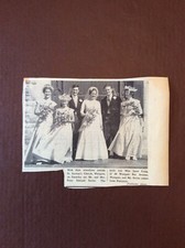 B9a  Ephemera 1961 Picture Wedding Westgate Sevier Long