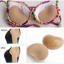 Gel Bra Inserts Bikini Fillets Pads Breast Stick On Push Up Enhancers Silicone N