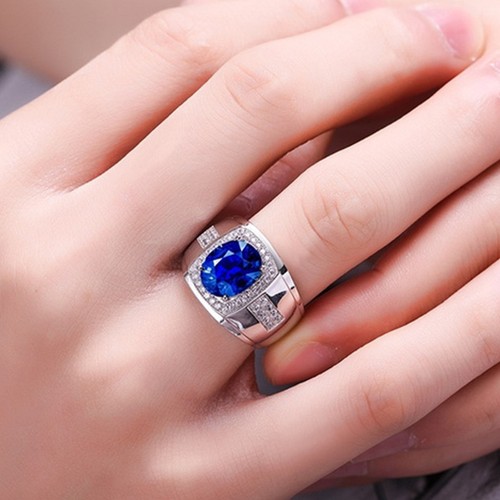 Oval blue sapphire - oval,
