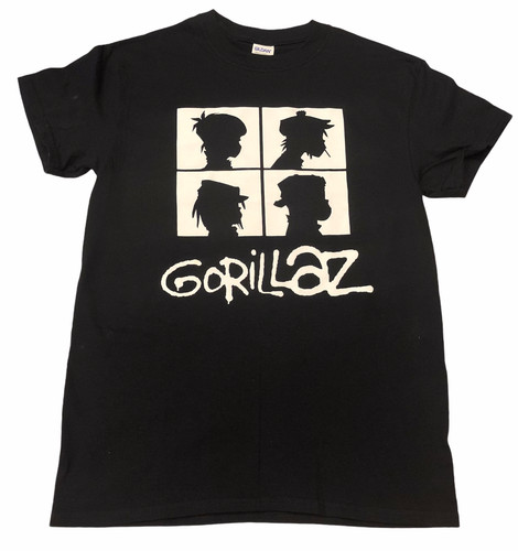 Gorillaz black shirt - gorillaz, t-shirt