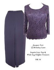 Jacques Vert Purple Lace