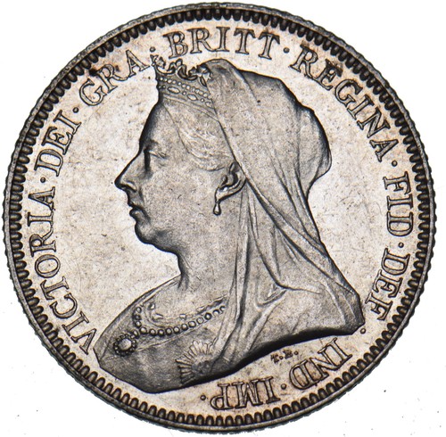 1893 sixpence victoria - sixpence,