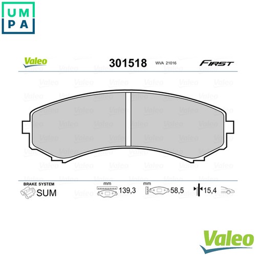 Brake pad set - pad, disc