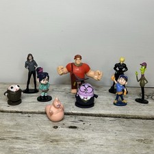 Disney Wreck it Ralph Cartoon Movie Action Figure Cake Topper 8 x Toys