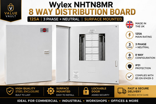 Wylex nhtn8mr way 125a - 125a, 3
