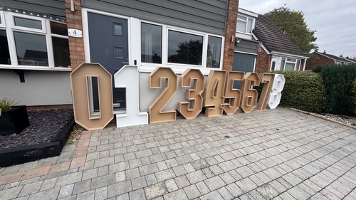 Light 4ft numbers - light, free