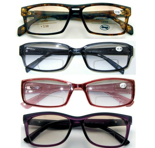 Light tinted bifocal - tinted, reading