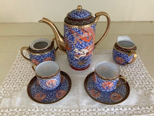 Antique coffee set chinese - antique,