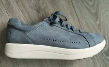 STRIVE ~ Blue Nu Buck Leather Walking SHOES Orthotic Insole ~ Size 5/ 38 New