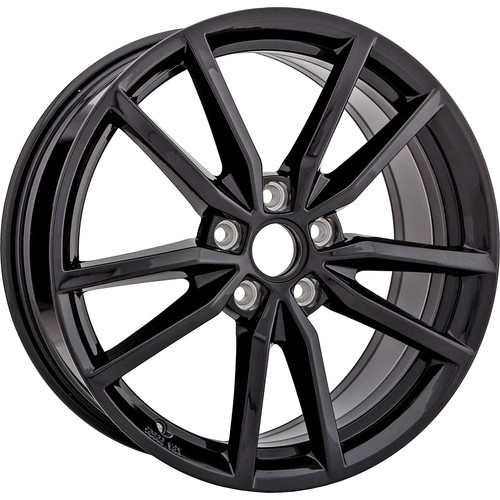 New 5 5x112 black - x, 7.5"