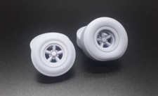 1/25 American Racing 5 Spoke Staggered Wheels & Drag Tyres - 3D Printed Resin