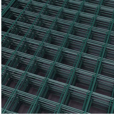 Wire mesh panels green pvc - mesh,