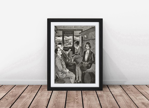The train journey - print, tirzah