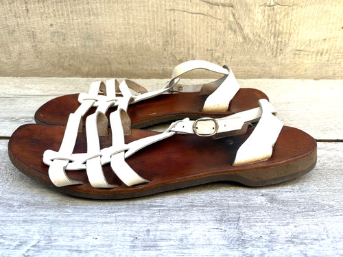 Womens greek white genuine - greek,