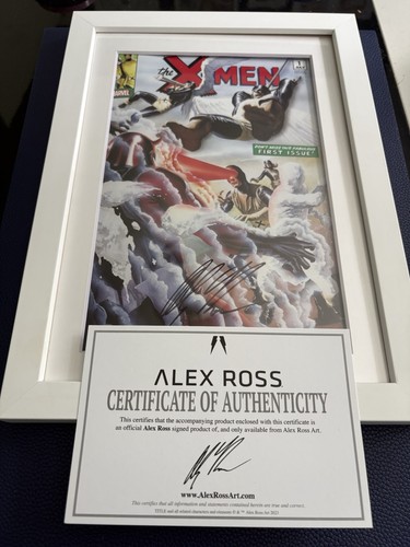 Alex ross signed men cover - ross,
