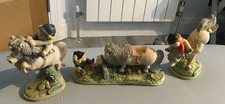 3 x THELWELL Pony Figures