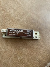 KENWOOD TRIO CW Filter YK-88c-1  Plugin Crystal Filter Working